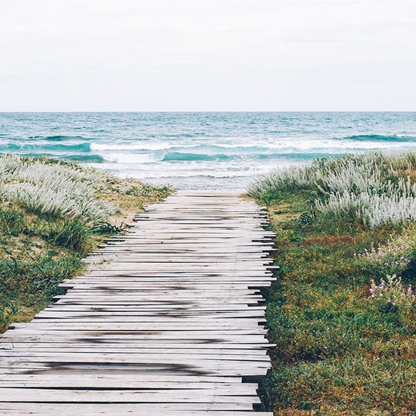 passadiços sobre dunas da praia