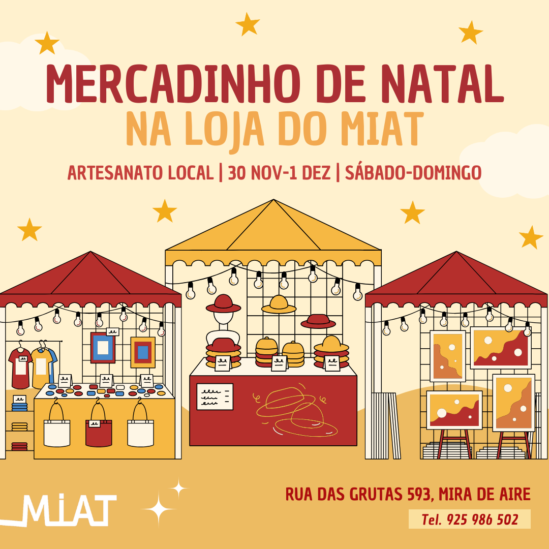 Mercadinho de Natal na Loja do MIAT