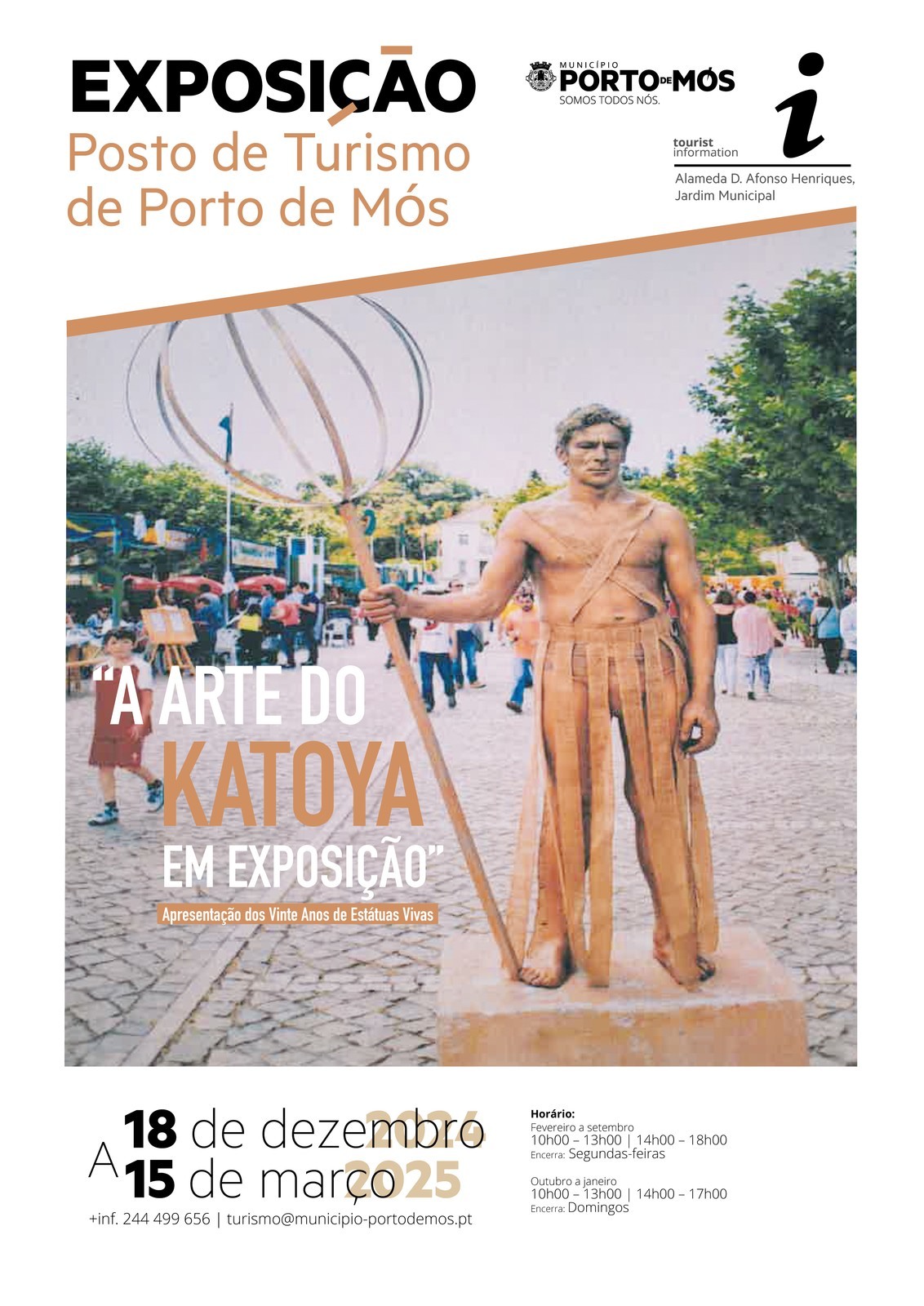 Apresentação dos vinte anos de estátuas vivas - Exposição Arte do Katoya 