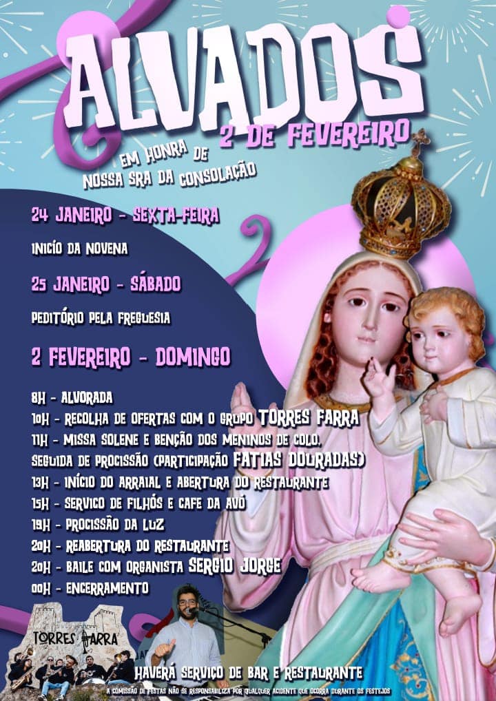 Festa Nª Sra. Consolação - Alvados