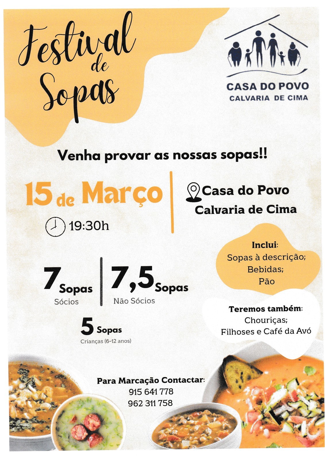 Festival de Sopas - Calvaria de Cima