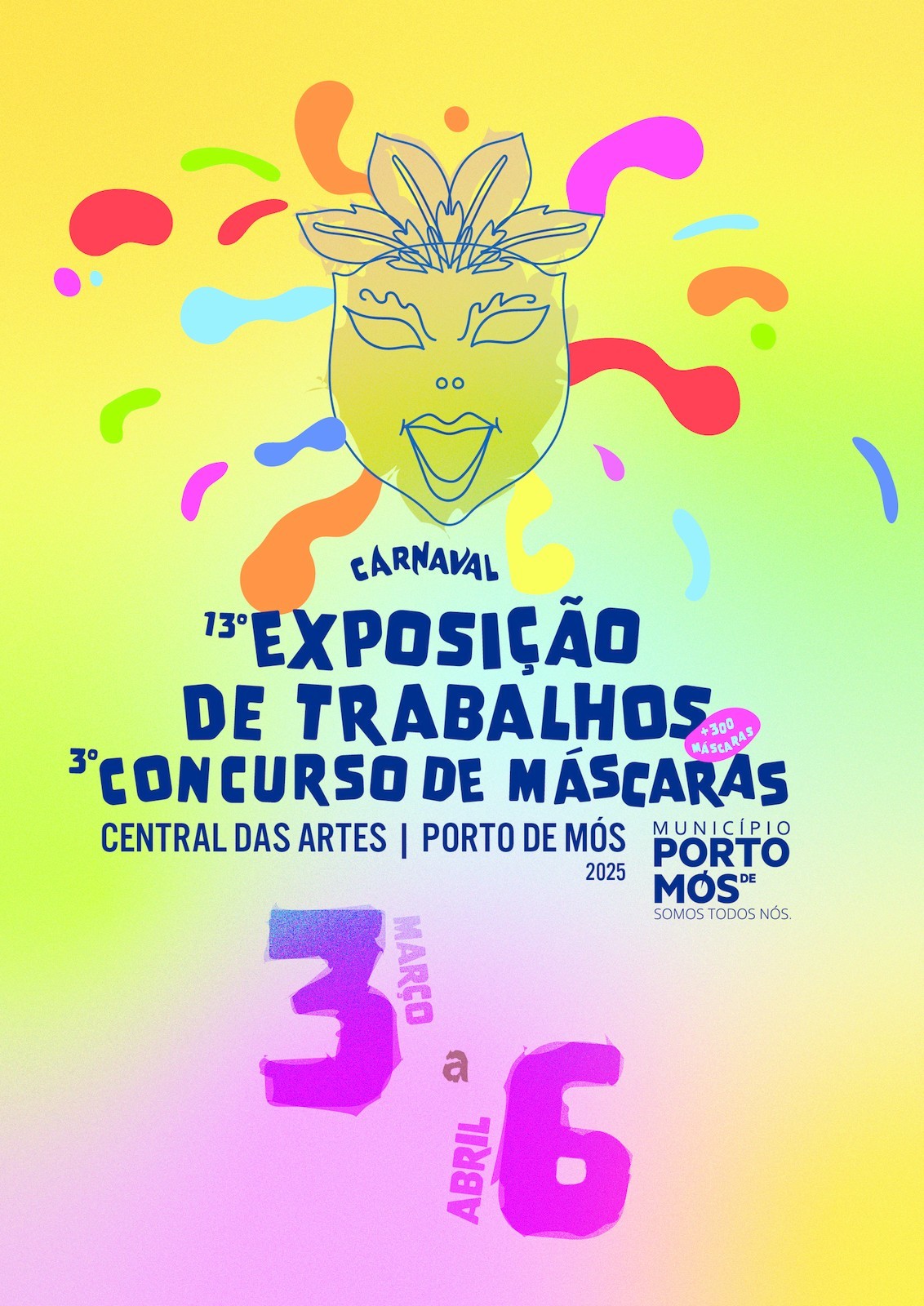 13ª Exposição de Trabalhos e 3º Concurso de Máscaras de Carnaval