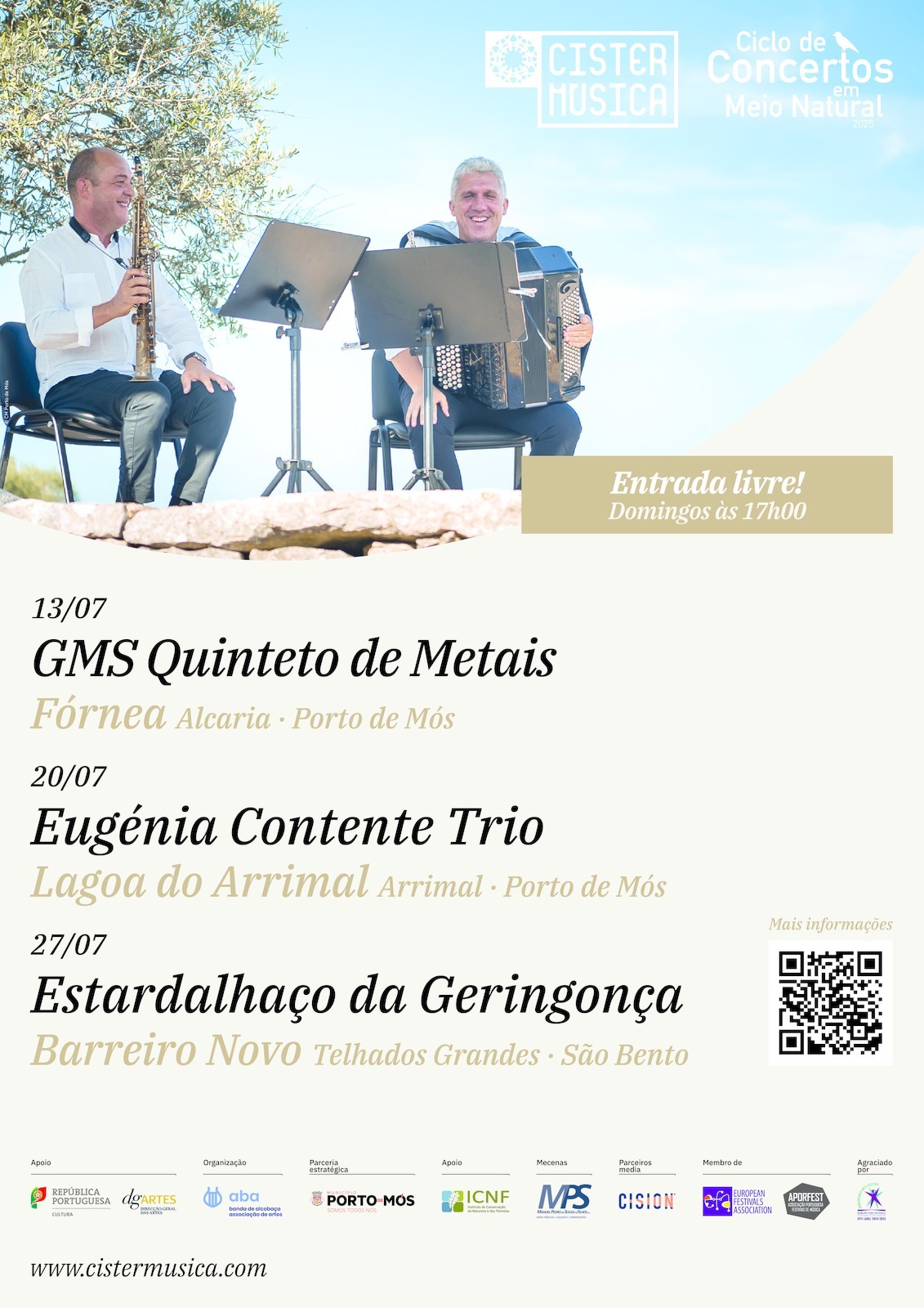 Ciclo de Concertos em Meio Natural 2025