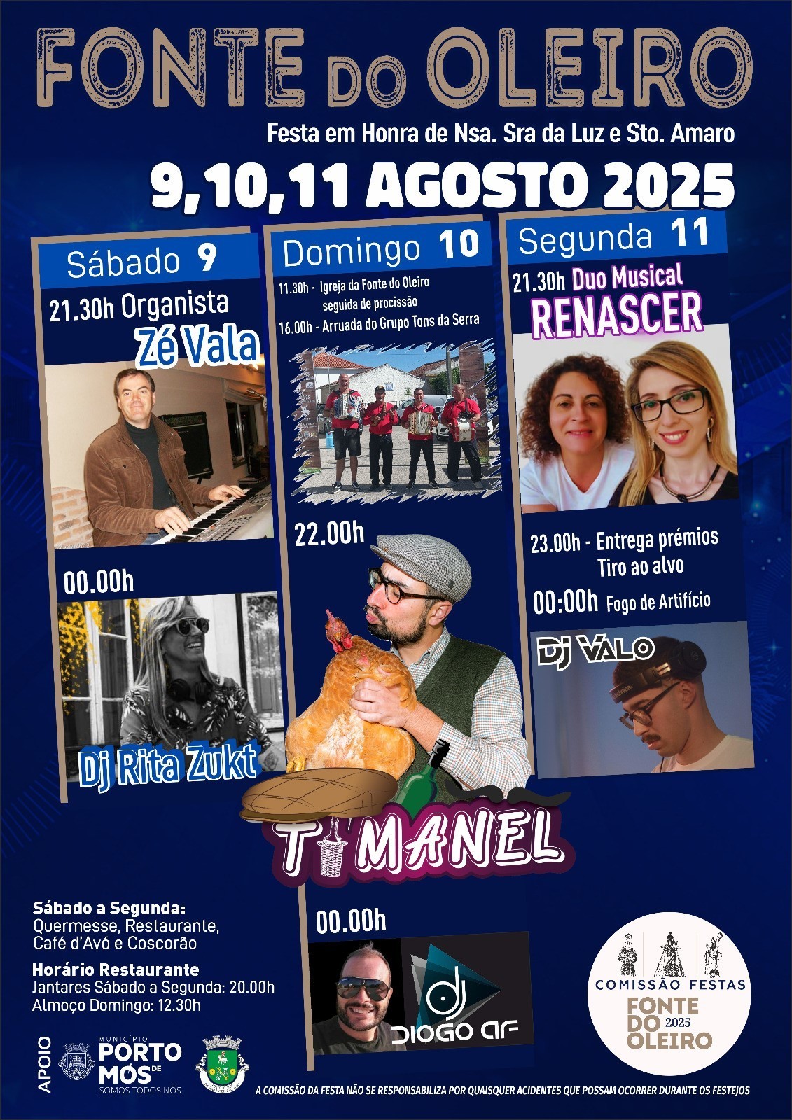 Festa em Honra de Nossa Senhora da Luz e Santo Amaro - Fonte do Oleiro 