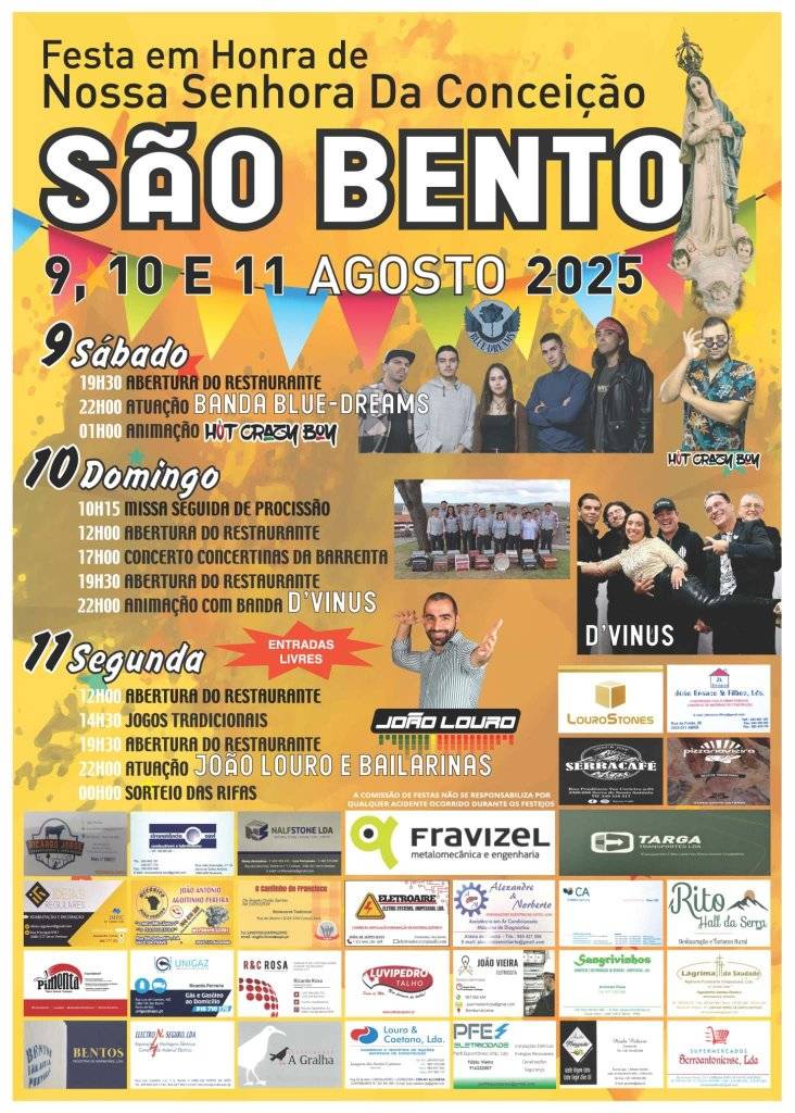 Festas N.ª S.ª da Conceição - São Bento