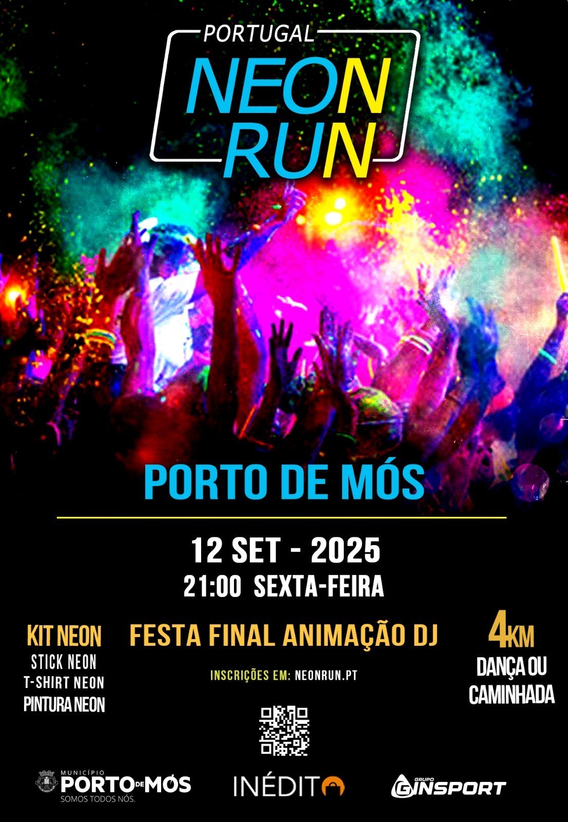 Neon Run - Festival Viver Porto de Mós 2025