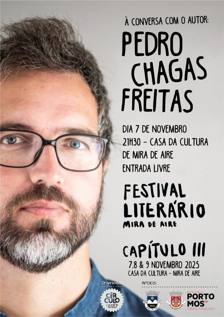 À conversa com o autor: Pedro Chagas Freitas