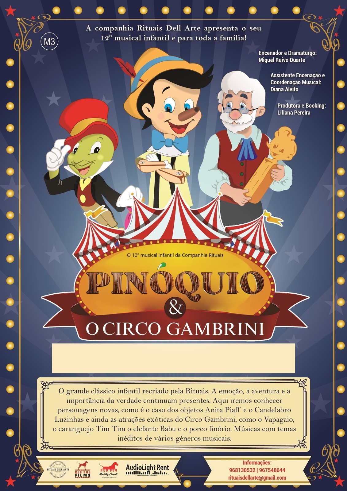 Espetáculo de Natal "Pinóquio e o Circo Gambrini"