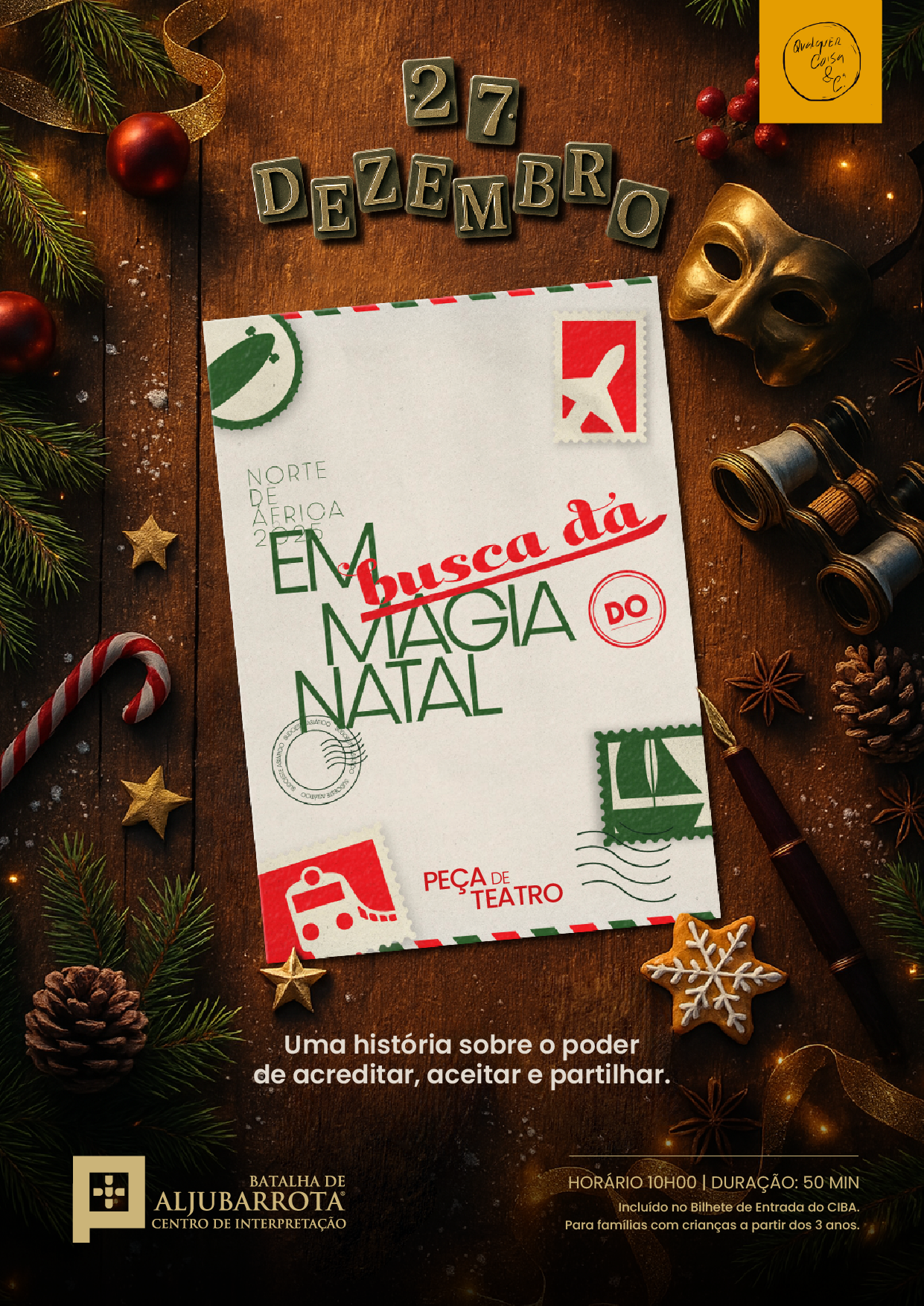 Peça de Teatro "Em Busca da Magia de Natal" 