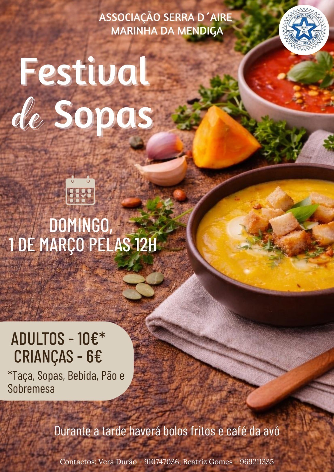 Festival de Sopas - Marinha da Mendiga