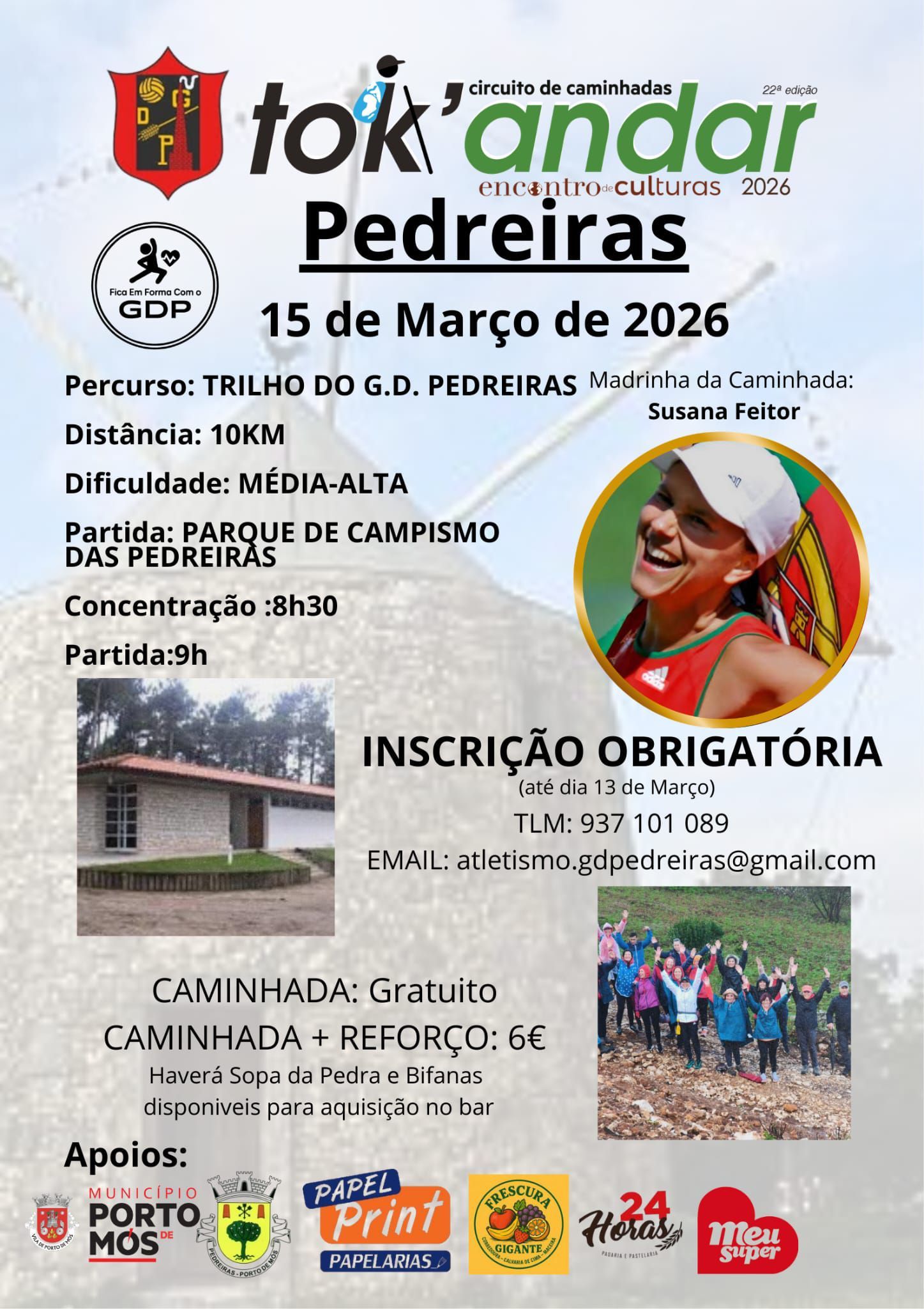 Trilho do G.D. Pedreiras - Tok'andar 2026