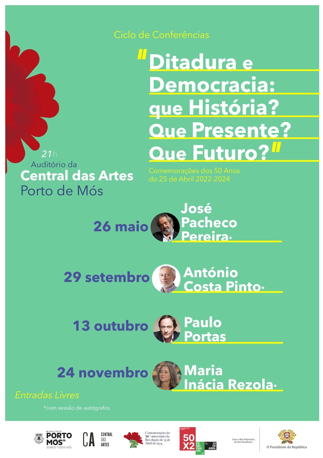 Ciclo de Conferências 'Ditadura e Democracia: que História? Que Presente? Que Futuro?'