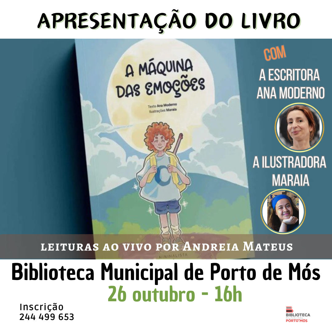 Apresentação do livro "A máquina das emoções"