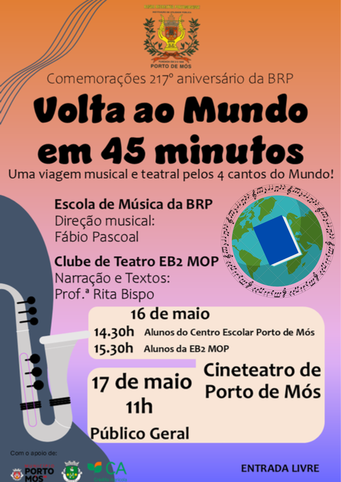 Concerto Didático "Volta ao Mundo em 45 Minutos"