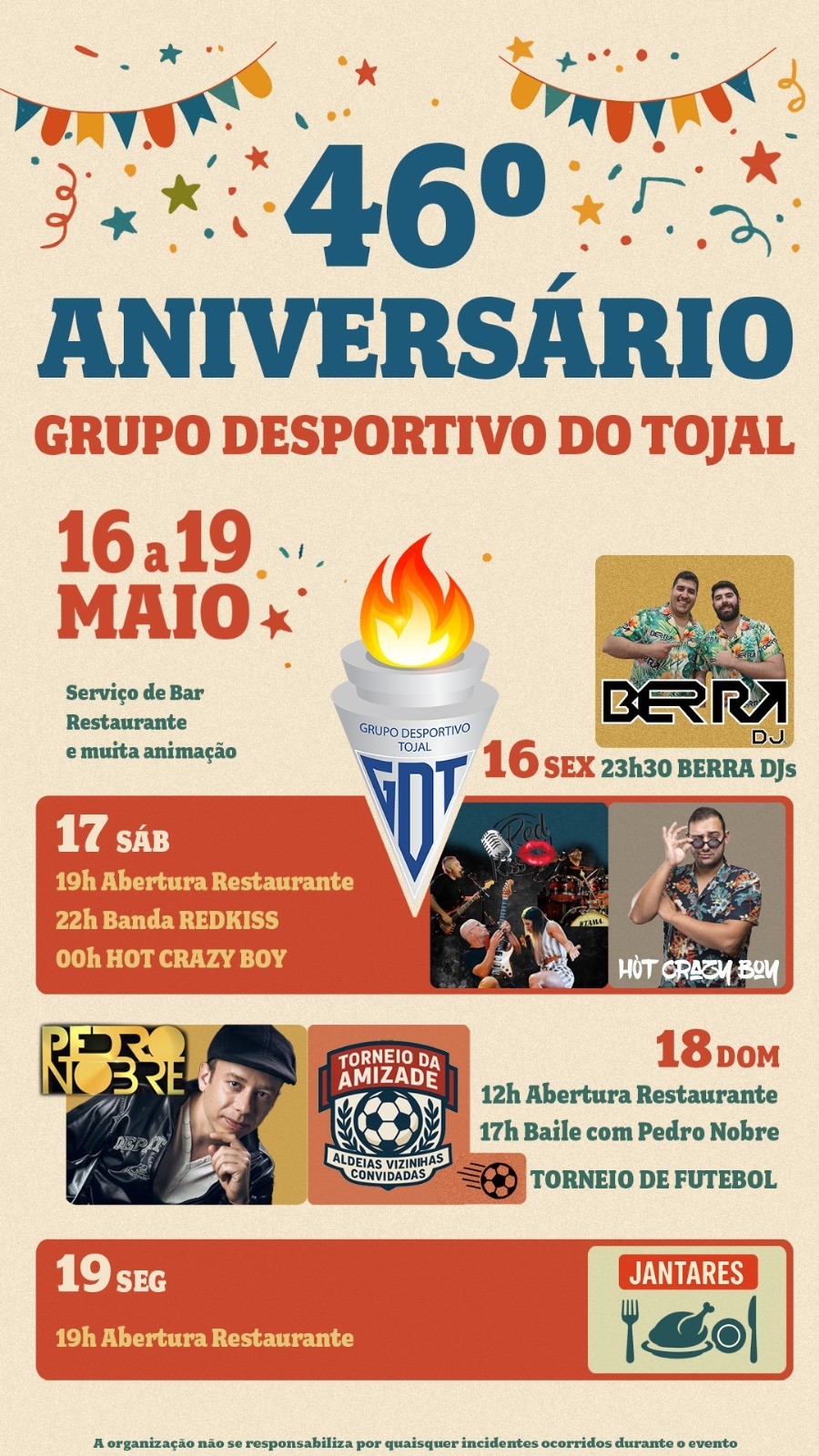 46ª Aniversário do Grupo Desportivo Tojal