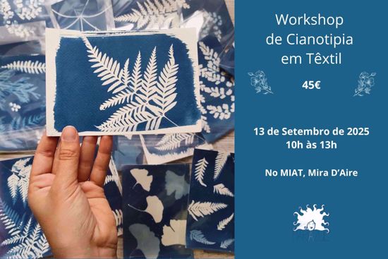 Workshop de Cianotipia Têxtil