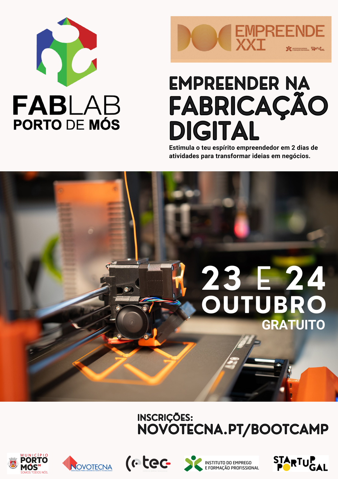 Bootcamp de Empreendedorismo - Fabrico Digital e Aceleração de Ideias
