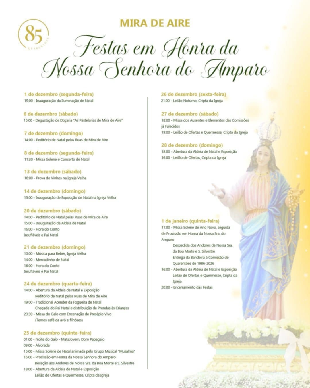 Festas Nossa Senhora do Amparo - Mira de Aire