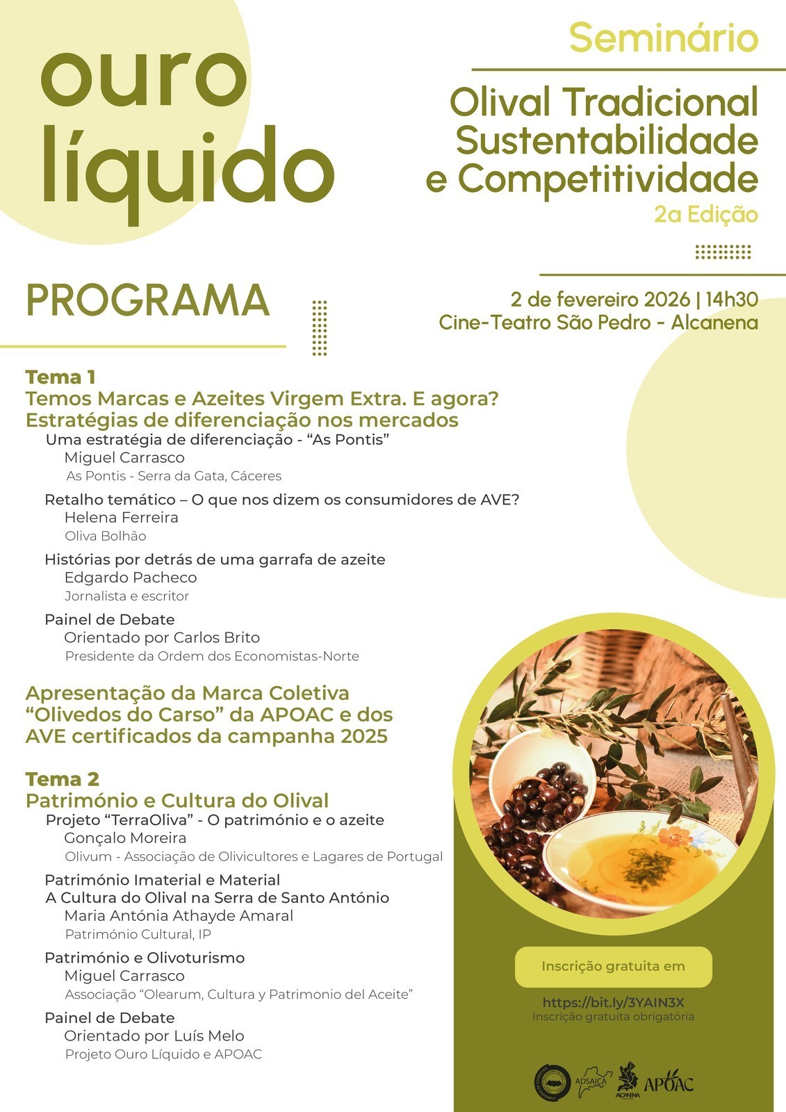 Seminário “Olival Tradicional – Sustentabilidade e Competitividade” – 2ª edição