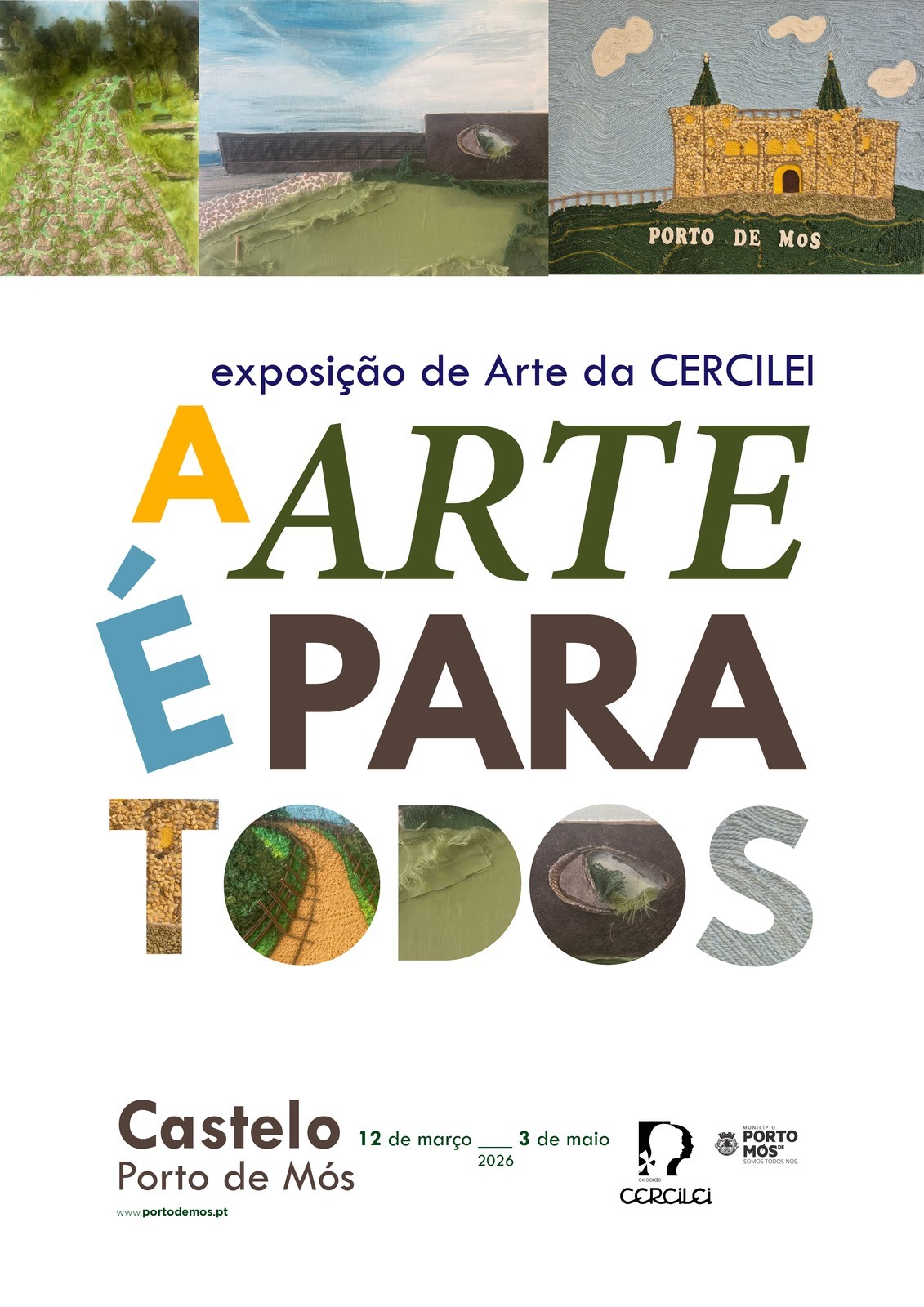 'Arte É Para Todos' - Exposição de Arte da CERCILEI.